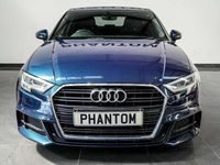 Used Audi A3 S-line plus 150 HP (110 kW) 2017 Blue Sedan