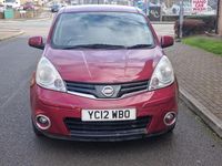 Używany Nissan Note N-TEC 110 KM (80 kW) 2012 Czerwony Minivan