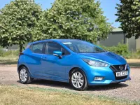 Used Nissan Micra Acenta 98 HP (72 kW) 2019 Blue Hatchback