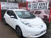 Used Nissan Leaf Tekna 80 kW (109 HP) 2016 White Hatchback