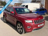 Used Jeep Grand Cherokee Overland 247 HP (181 kW) 2015 Red SUV