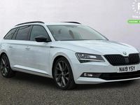 Used Skoda Superb SportLine 190 HP (139 kW) 2019 White Estate