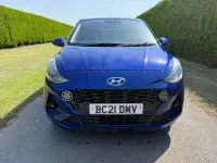 Used Hyundai i10 Premium 2021 Blue Hatchback