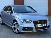 Begagnad Audi A3 S-Line 150 HK (110 kW) 2015 Silver Halvkombi