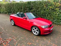Used BMW 118 Cabriolet Sport Line 2009 Red Cabriolet