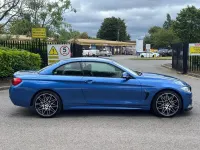 Used BMW 435 M Sport 313 HP (230 kW) 2014 Blue Cabriolet