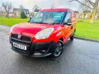 Käytetty Fiat Doblò 89 HP (65 kW) 2013 Punainen Tila-auto