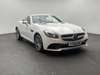 Used Mercedes SLC180 AMG line 2018 White Cabriolet