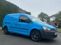 Used VW Caddy 102 HP (75 kW) 2011 Blue MPV