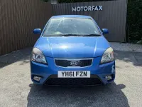 Used Kia Rio 95 HP (69 kW) 2011 Blue Hatchback