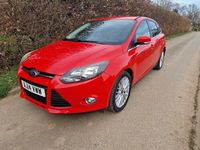 Used Ford Focus Zetec 2014 Red Hatchback