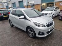 Begagnad Peugeot 108 Allure 2018 Silver Halvkombi