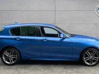 Used BMW 118 M Sport 134 HP (98 kW) 2018 Blue Hatchback