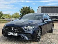 Used Mercedes E400 AMG line 2022 Blue Sedan