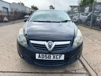 Used Vauxhall Corsa 89 HP (65 kW) 2008 Black Hatchback