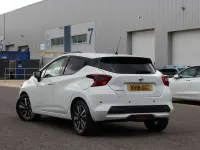 Used Nissan Micra N-Connecta 90 HP (66 kW) 2018 White Hatchback