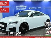Used Audi TT Black Edition 197 HP (144 kW) 2019 White Coupe