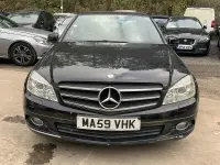 Used Mercedes C220 168 HP (123 kW) 2009 Black Sedan