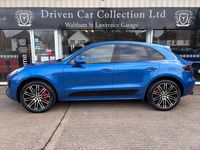 Used Porsche Macan Turbo Performance Package 400 HP (294 kW) 2017 Blue SUV