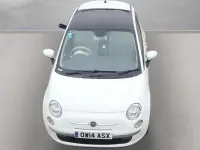 Used Fiat 500 Lounge 85 HP (62 kW) 2014 White Hatchback