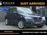 Begagnad BMW X3 184 HK (135 kW) 2013 Blå SUV