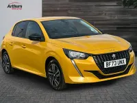 Used Peugeot 208 Active+ 99 HP (72 kW) 2023 Yellow Hatchback