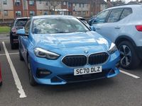 Used BMW 218 Sport Line 140 HP (102 kW) 2021 Blue Coupe