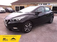 Used Nissan Micra Acenta 90 HP (66 kW) 2018 Black Hatchback