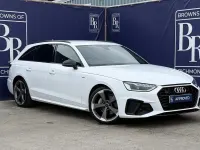 Used Audi A4 Black Edition 190 HP (139 kW) 2020 White Estate