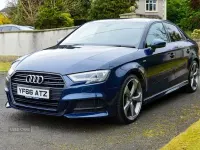 Used Audi A3 S-Line 150 HP (110 kW) 2016 Blue Sedan