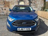 Used Ford Ecosport Zetec 125 HP (91 kW) 2018 Blue SUV