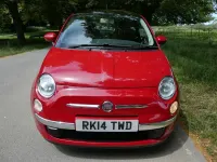 Used Fiat 500 Lounge 69 HP (50 kW) 2014 Red Hatchback