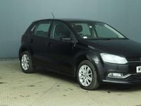 Used VW Polo SE 90 HP (66 kW) 2015 Black Hatchback