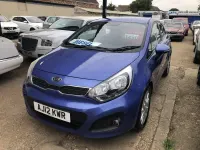 Used Kia Rio 90 HP (66 kW) 2012 Blue Hatchback