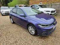 Used VW Polo Match 95 HP (69 kW) 2025 Blue Hatchback