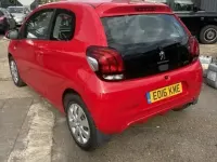 Used Peugeot 108 Active 68 HP (50 kW) 2016 Red Hatchback