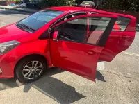 Used Toyota Yaris 99 HP (72 kW) 2015 Red Hatchback