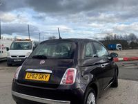 Used Fiat 500 Lounge 85 HP (62 kW) 2013 Mauve/purple Hatchback