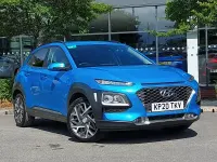 Used Hyundai Kona Premium 141 HP (103 kW) 2020 Blue SUV