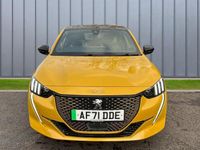 Used Peugeot e-208 GT 98 kW (134 HP) 2021 Yellow Hatchback