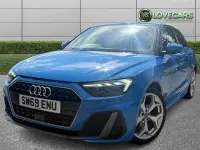 Used Audi A1 Sportback S-Line 150 HP (110 kW) 2019 Blue Hatchback