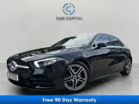 Used Mercedes A180 AMG Line Premium 136 HP (100 kW) 2019 Black Hatchback