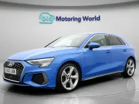 Used Audi A3 Sportback S-Line 110 HP (80 kW) 2023 Blue Hatchback