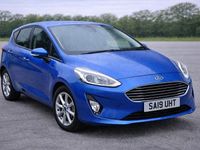 Used Ford Fiesta Zetec 100 HP (73 kW) 2019 Blue Hatchback