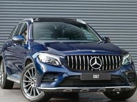 Used Mercedes GLC250 AMG line 204 HP (150 kW) 2018 Blue Estate
