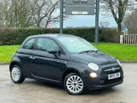 Used Fiat 500 Pop 69 HP (50 kW) 2009 Black Cabriolet