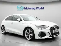 Used Audi A3 Sportback S-Line 110 HP (80 kW) 2021 White Hatchback