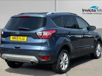 Used Ford Kuga Titanium 120 HP (88 kW) 2018 Chrome blue metallic SUV