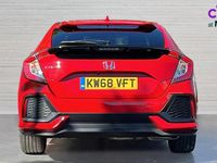 Begagnad Honda Civic SR 120 HK (88 kW) 2018 Röd Halvkombi
