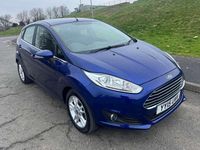Used Ford Fiesta Zetec 75 HP (55 kW) 2015 Blue Hatchback